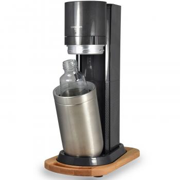 Gleitbrett & Ständer für Sodastream DUO I Perfekter Untersetzer aus massiven Eichenholz